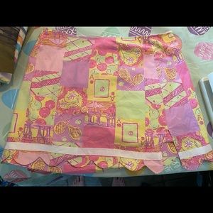 Lilly Pulitzer Vintage Tennis themed Skort